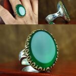 انگشتر عقیق سبز اصل