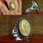 انگشتر حدید طلایی اصل