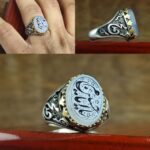 انگشتر عقیق یمنی کبود اصل