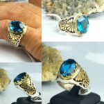 انگشتر توپاز لندن اصل