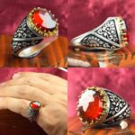 انگشتر گارنت قرمز اصل