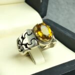 انگشتر زولتانایت سه رنگ