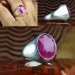 انگشتر یاقوت قرمز اصل