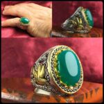 انگشتر عقیق سبز