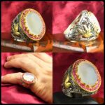 انگشتر عقیق یمنی نباتی اصل