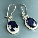 گوشواره یاقوت کبود اصل