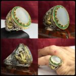 انگشتر عقیق یمنی نباتی اصل