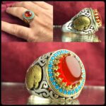 انگشتر عقیق قرمز یمنی اصل