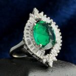 انگشتر توپاز سبز اصل