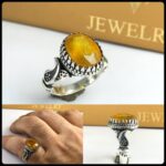 انگشتر یاقوت زرد آفریقایی