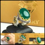 انگشتر عقیق سبز اصل