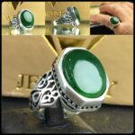 انگشتر یشم سبز اصل