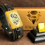 ست انگشتر و دستبند عقیق زرد