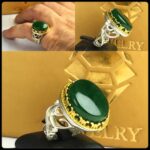 انگشتر یشم سبز اصل