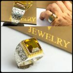 انگشتر الکساندریت چهارگوش اصل