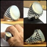 انگشتر عقیق یمنی نباتی اصل