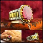 انگشتر یاقوت قرمز اصل