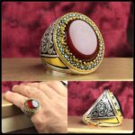 انگشتر گارنت قرمز اصل