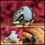 انگشتر یاقوت کبود اصل