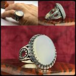 انگشتر عقیق یمنی نباتی اصل