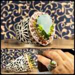 انگشتر زبرجد پاک ودرجه یک اصل