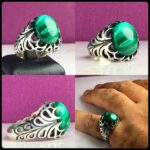 انگشتر مالاکیت سبز اصل