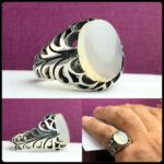 انگشتر عقیق نباتی اصل