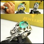 انگشتر دستساز زمرد زامبیا اصل