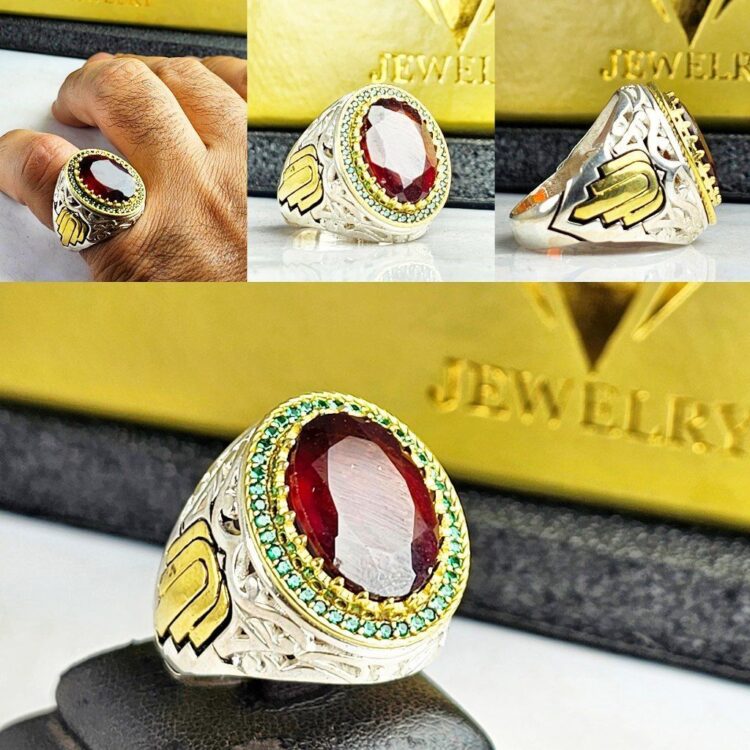 انگشتر گارنت اصل