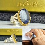 انگشتر یاقوت کبود اصل