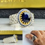 انگشتر یاقوت کبود اصل