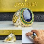 انگشتر یاقوت کبود اصل