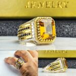 انگشتر الکساندریت هفت رنگ