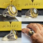 انگشتر کوارتز دودی اصل