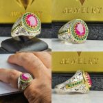 انگشتر یاقوت قرمز اصل