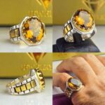 انگشتر زولتانایت (الکساندریت هفت رنگ)