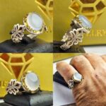 انگشتر عقیق یمنی کبود اصل