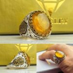 انگشتر یاقوت زرد اصل