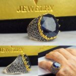 انگشتر یاقوت کبود اصل