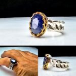 انگشتر یاقوت کبود اصل