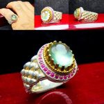 انگشتر پرینایت سبز اصل