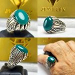 انگشتر عقیق سبز