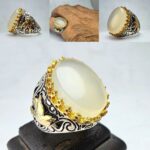 انگشتر عقیق یمنی نباتی اصل