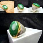 انگشتر یشم سبز اصل