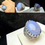 انگشتر عقیق کبود اصل