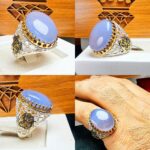 انگشتر عقیق یمنی کبود اصل