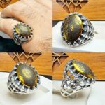 انگشتر حدید خطی ۳ جلاله