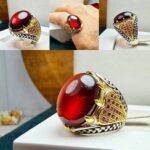 انگشتر گارنت قرمز اصل