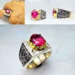 انگشتر یاقوت یاقوت قرمز اصل