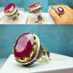 انگشتر یاقوت قرمز اصل